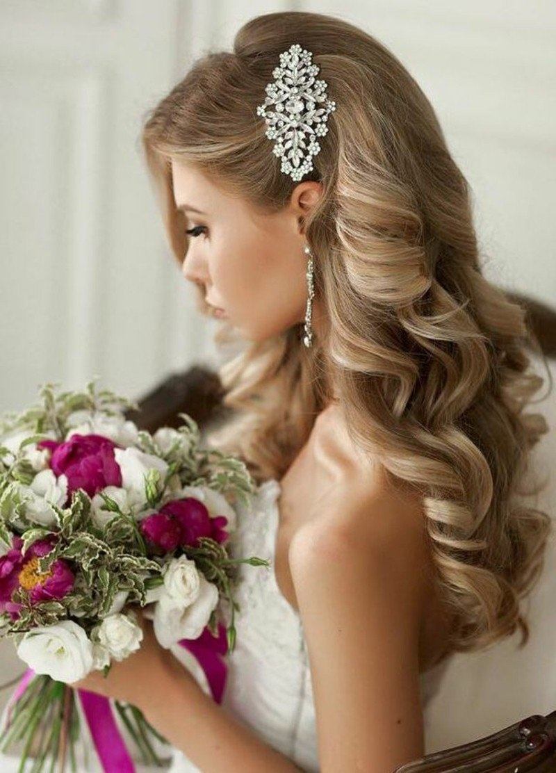 plugged hairstyles for bride