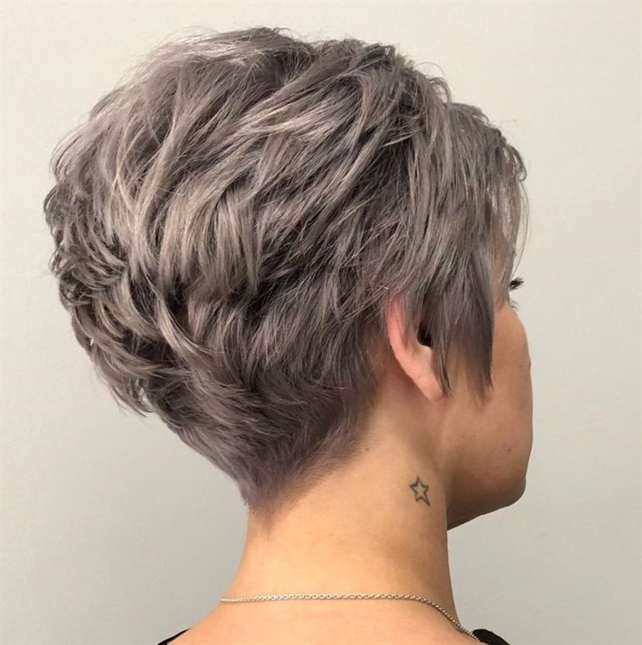 Pixie Hairstyles 2021 Grey